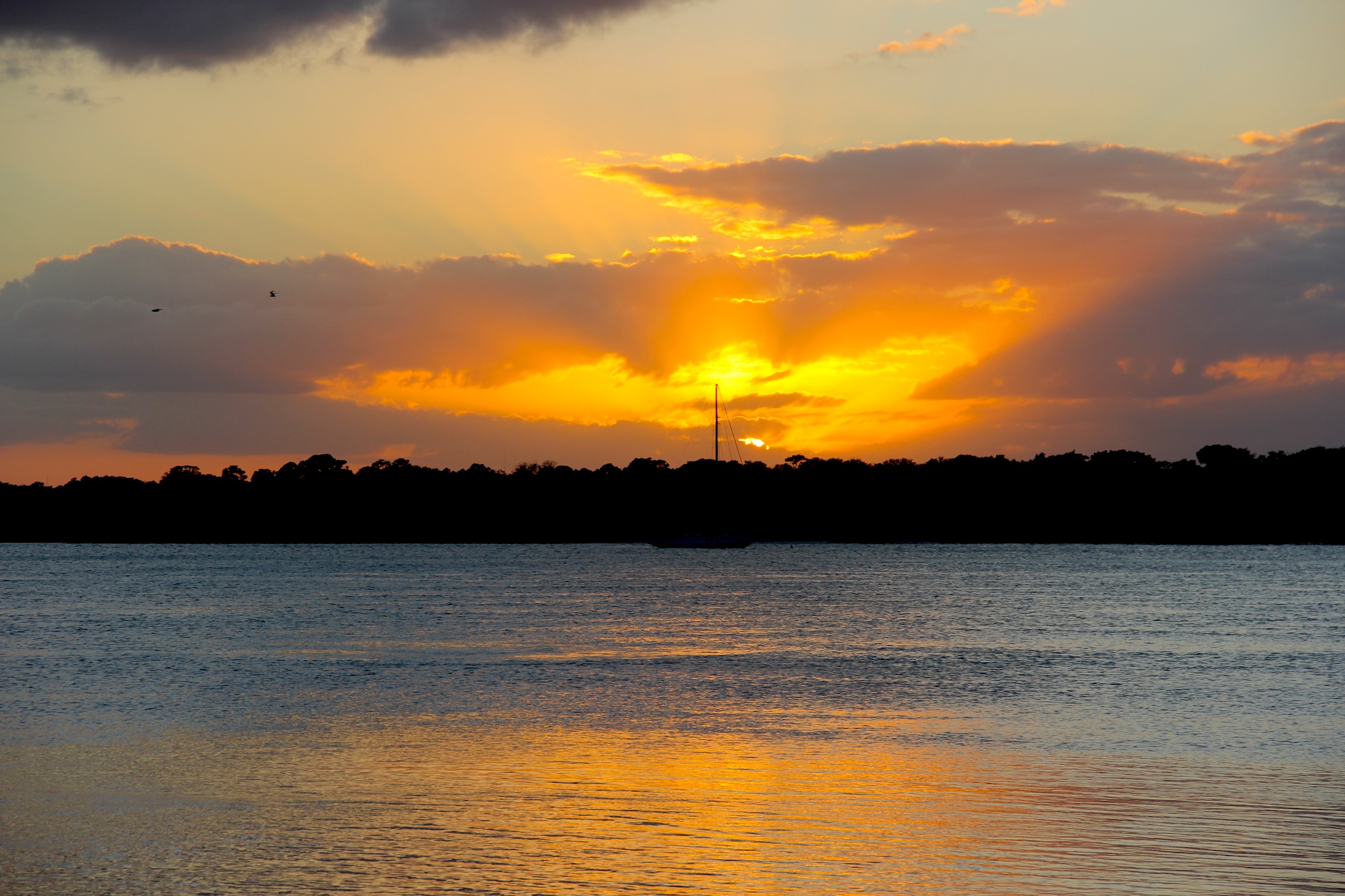 Sunset of Vilano Beach, Florida