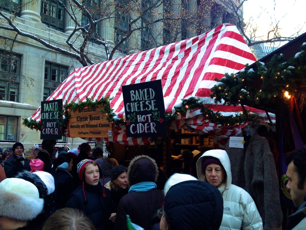 Christmas market in Chicago