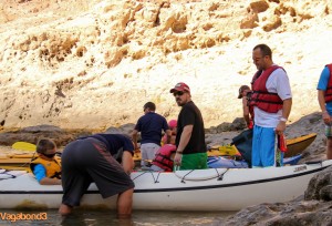 Father and Son Getting into Boat - Vagabond3