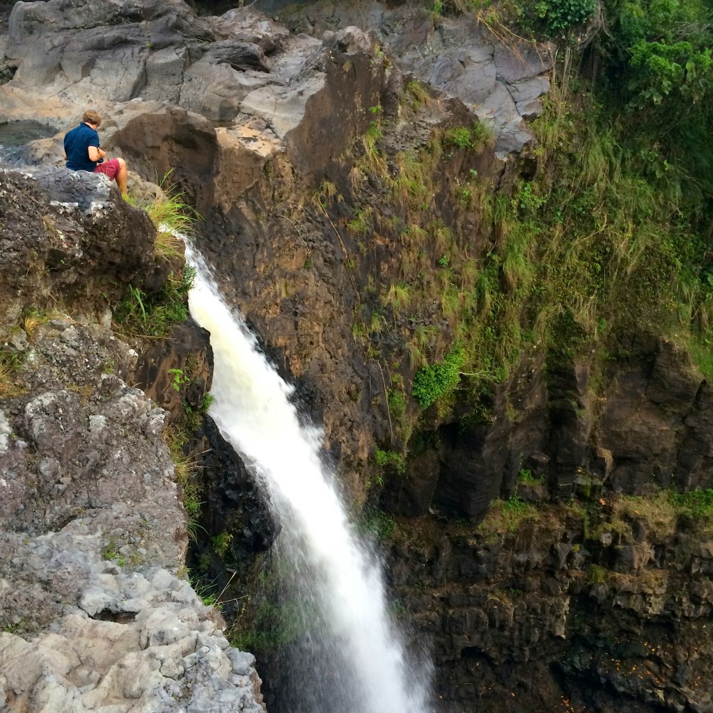 waterfall in Big Island Hawaii