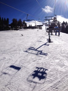 ski lift portrait